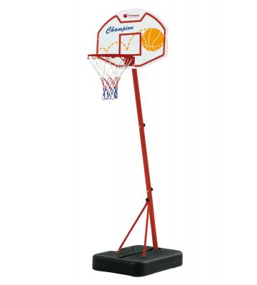 Basketbalpaal Phoenix met bal en koffer
